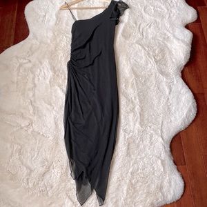 Up Front Black Formal Cocktail Dress Size Small